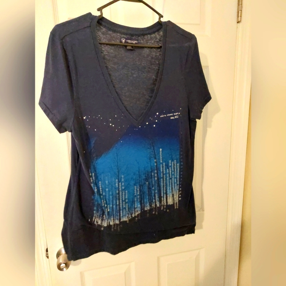 AE starry night t-shirt Size XL